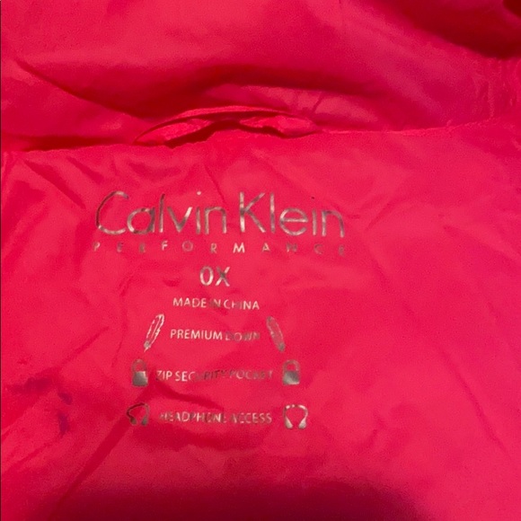 EUC Calvin Klein Performance duck down puffer vest - Picture 4 of 7